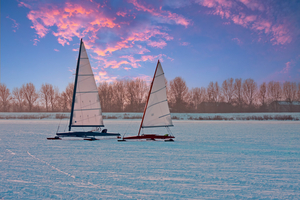 Ice sailing : la voile la plus rapide du monde glisse sur la glace