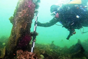 Un mur géant vieux de 7.000 ans découvert au large de l'île de Sein