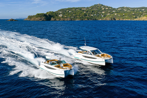 Jeanneau ouvre un nouveau chapitre avec sa gamme de catamarans à moteur TH