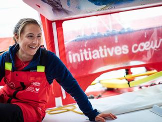 Violette Dorange prend la barre...