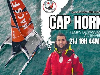 Guirec Soudée a passé le Cap Horn !