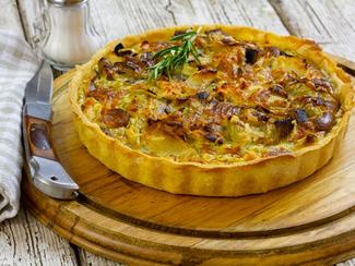 La tourte de poisson à la crème et aux...