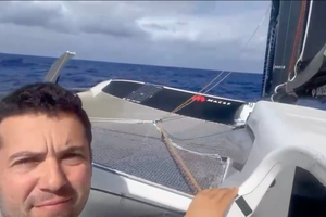 Guirec Soudée choisit la sécurité pour viser le record autour du monde en Ultim