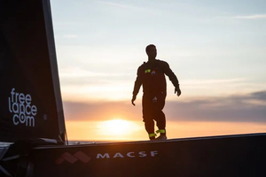 Guirec Soudée, 35ème jours seul en mer