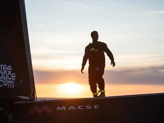 Guirec Soudée, 35ème jours seul en mer