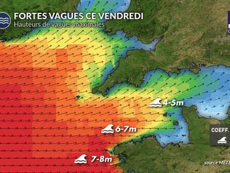 Nouveau coup de vent et fortes vagues ce...