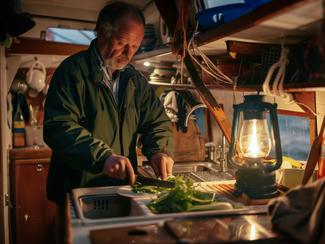 Cuisiner en mer par gros temps : recettes et...