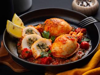 Encornets farcis : la Méditerranée dans une...