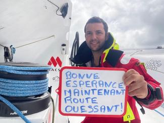 Guirec Soudée a passé le Cap de Bonne-Espérance