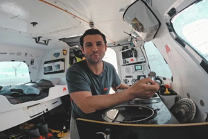 Guirec partage ses secrets de cuisine en mer avant son arrivée à Brest