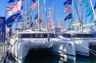 Fountaine Pajot présente sa flotte de catamarans à voile au Salon du Mul...