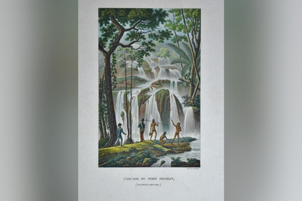 La cascade de Port Praslin, dite « Cascade de Bougainville » par L.I Duperrey. https://www.abebooks.com/Cascade-Port-Praslin-Nouvelle-Irlande-Voyage-Coquille/14843128157/bd La cascade de Port Praslin, dite « Cascade de Bougainville » par L.I Duperrey. https://www.abebooks.com/Cascade-Port-Praslin-Nouvelle-Irlande-Voyage-Coquille/14843128157/bd