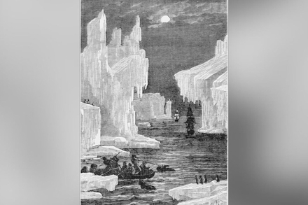 La première expédition antarctique est celle de James Cook, lors du second voyage en 1772-1774. Ici fantasmée par P. Philippoteaux dans l’édition Hetzel de 1879 du récit de Jules Verne : « Les grands navigateurs du XVIIIème siècle ». Domaine public. https: La première expédition antarctique est celle de James Cook, lors du second voyage en 1772-1774. Ici fantasmée par P. Philippoteaux dans l’édition Hetzel de 1879 du récit de Jules Verne : « Les grands navigateurs du XVIIIème siècle ». Domaine public. https: