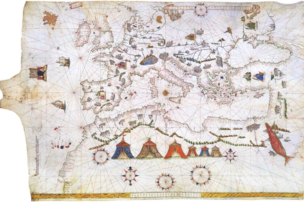 Un portulan de 1541 par Vesconte Maggiolo