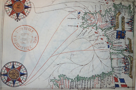 Portulan de Guillaume Brouscon (1548)