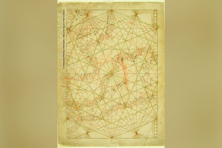 Carte-portulan anonyme originaire du Maghreb,