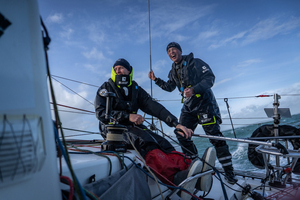 Les duos Lola Billy- Thomas André et Paul Loiseau -Victor Le Pape, respectivement 8e et 10e du Trophée Banque Populaire Grand Ouest