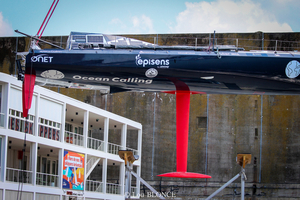 Fabrice Amedeo a mis à l’eau son IMOCA en vue de la Route du Rhum 2026