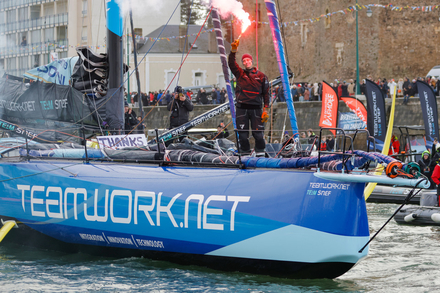 Justine Mettraux, 8e du dernier Vendée Globe