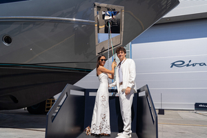 Le nouveau Riva de Charles Leclerc mis à l’eau à La Spezia