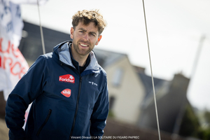 Paul Morvan, d’attaque pour la première étape de La Solitaire du Figaro Paprec