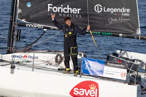 Paul Morvan (Foricher - French Touch), 3e de la 1ère étape de la 57e édition de La Solitaire du Figaro Paprec (avant jury)
