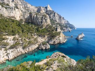 Calanque de Sugiton : l’été, la carte postale...
