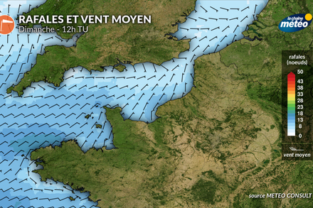 Vent dimanche en Manche Vent dimanche en Manche