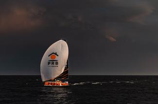 Solitaire du Figaro Paprec 2026 : progression nocturne orageuse