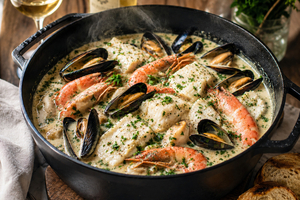 Marmite dieppoise : la grande spécialité normande qui célèbre les poissons et crustacés de la Manche