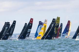 Magnifique départ de la dernière étape de La Solitaire du Figaro Paprec ...