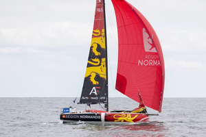 Paul Cousin (Région Normandie), 5e de la 3e étape et vainqueur du Trophée Beneteau des bizuths*
