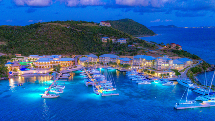 La superbe marina de Scrub Island. La superbe marina de Scrub Island.