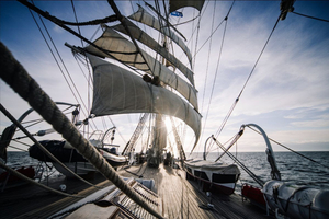 Le Belem de passage à Bordeaux