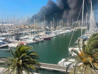 Incendie à Canet-en-Roussillon : Catana...