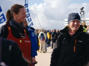 Justine et Élodie Jane Mettraux face à face sur The Ocean Race Atlantic