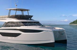 PRESTIGE M6 : le multicoque pensé comme une maison sur l’eau