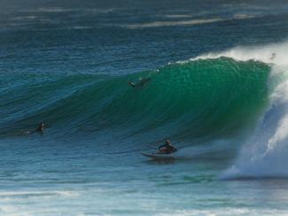 Le waveski : surfer assis avec une pagaie, le...