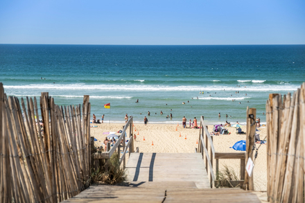 Plage de Mimizan dans les Landes Plage de Mimizan dans les Landes