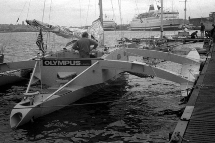 L'Olympus Photo de Mike Birch, vainqueur de la première Route du Rhum.