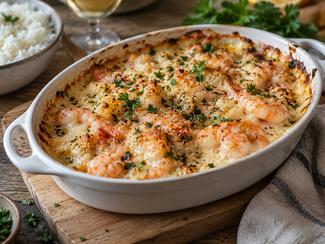 Gratin de queues de langoustines : le plat...