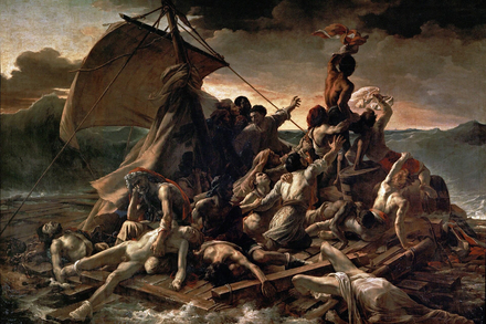 JEAN LOUIS THÉODORE GÉRICAULT - Le Radeau de la Méduse (Musée du Louvre, 1818-19) JEAN LOUIS THÉODORE GÉRICAULT - Le Radeau de la Méduse (Musée du Louvre, 1818-19)