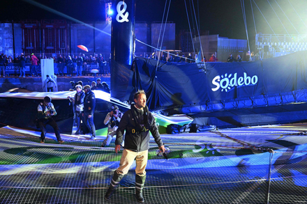 Thomas Coville, skipper de Sodebo Ultim 3 Thomas Coville, skipper de Sodebo Ultim 3