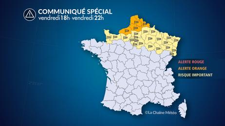 Tempête Eunice de la Manche au Nord ce vendredi