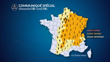 Canicule persistante et forts orages