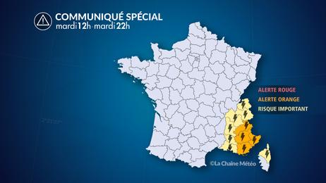 Violents orages ce mardi au sud-est