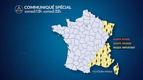 Forts orages localisés à l'est ce samedi