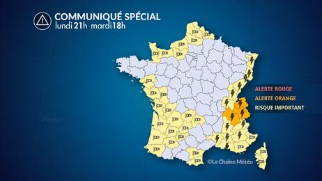 Intempéries : orages et coup de vent