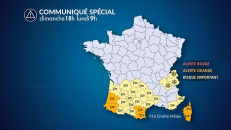 Violentes rafales, blizzard sur le nord des Alpes