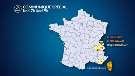 Vents violents, neige abondante au nord des Alpes